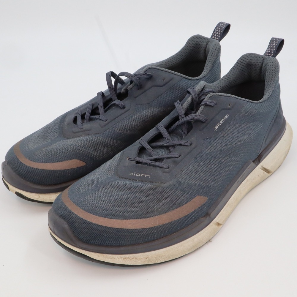 ECCO BIOM 2.0 Breathru Sneakers Mens 10-10.5 Navy Blue Mesh Athletic Running